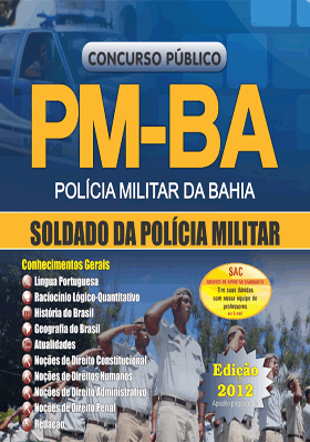Apostila Completa Polícia Militar da Bahia 2012 em PDF